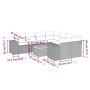 Set de muebles de jardín 9 pzas y cojines ratán sintético gris de , Conjuntos de jardín - Ref: Foro24-3257705, Precio: 564,28...