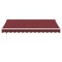 Toldo retráctil automático burdeos 350x250 cm en Toldos | Comprar online en Foru.es