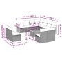 Set de sofás de jardín 12 pzas con cojines ratán sintético gris de , Conjuntos de jardín - Ref: Foro24-3260177, Precio: 725,8...