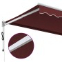 Toldo retráctil automático burdeos 350x250 cm en Toldos | Comprar online en Foru.es