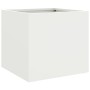 Jardineras 2 unidades acero blanco 32x30x29 cm de , Maceteros y jardineras - Ref: Foro24-841538, Precio: 64,13 €, Descuento: %