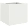 Jardineras 2 unidades acero blanco 32x30x29 cm de , Maceteros y jardineras - Ref: Foro24-841538, Precio: 58,67 €, Descuento: %