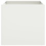 Jardineras 2 unidades acero blanco 42x40x39 cm de , Maceteros y jardineras - Ref: Foro24-841550, Precio: 79,40 €, Descuento: %