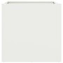 Jardineras 2 unidades acero blanco 42x40x39 cm de , Maceteros y jardineras - Ref: Foro24-841550, Precio: 79,40 €, Descuento: %