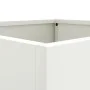 Jardineras 2 unidades acero blanco 42x40x39 cm de , Maceteros y jardineras - Ref: Foro24-841550, Precio: 73,08 €, Descuento: %