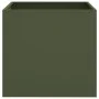 Jardinera acero verde oliva 49x47x46 cm de , Maceteros y jardineras - Ref: Foro24-841565, Precio: 48,62 €, Descuento: %