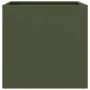 Jardinera acero verde oliva 49x47x46 cm de , Maceteros y jardineras - Ref: Foro24-841565, Precio: 48,62 €, Descuento: %