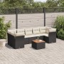 Set de sofás de jardín 8 piezas y cojines ratán sintético negro de , Conjuntos de jardín - Ref: Foro24-3223508, Precio: 451,0...