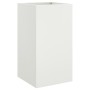 Jardinera acero blanco 42x38x75 cm de , Maceteros y jardineras - Ref: Foro24-841578, Precio: 79,79 €, Descuento: %