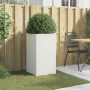 Jardinera acero blanco 42x38x75 cm de , Maceteros y jardineras - Ref: Foro24-841578, Precio: 79,79 €, Descuento: %