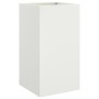 Jardinera acero blanco 42x38x75 cm de , Maceteros y jardineras - Ref: Foro24-841578, Precio: 79,79 €, Descuento: %