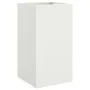 Jardinera acero blanco 42x38x75 cm de , Maceteros y jardineras - Ref: Foro24-841578, Precio: 75,98 €, Descuento: %
