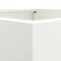 Jardinera acero blanco 42x38x75 cm de , Maceteros y jardineras - Ref: Foro24-841578, Precio: 75,98 €, Descuento: %