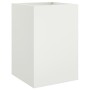 Jardinera acero blanco 52x48x75 cm de , Maceteros y jardineras - Ref: Foro24-841584, Precio: 99,78 €, Descuento: %
