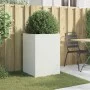 Jardinera acero blanco 52x48x75 cm de , Maceteros y jardineras - Ref: Foro24-841584, Precio: 94,34 €, Descuento: %
