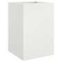 Jardinera acero blanco 52x48x75 cm de , Maceteros y jardineras - Ref: Foro24-841584, Precio: 99,78 €, Descuento: %