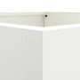Jardinera acero blanco 52x48x75 cm de , Maceteros y jardineras - Ref: Foro24-841584, Precio: 99,78 €, Descuento: %