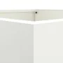 Jardinera acero blanco 52x48x75 cm de , Maceteros y jardineras - Ref: Foro24-841584, Precio: 94,34 €, Descuento: %