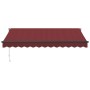 Toldo retráctil automático burdeos 350x250 cm en Toldos | Comprar online en Foru.es