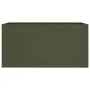 Jardinera acero verde oliva 62x30x29 cm de , Maceteros y jardineras - Ref: Foro24-841592, Precio: 45,05 €, Descuento: %