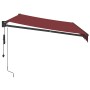Toldo retráctil automático burdeos 350x250 cm en Toldos | Comprar online en Foru.es