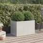 Jardinera de acero inoxidable plateado 62x40x39 cm de , Maceteros y jardineras - Ref: Foro24-841599, Precio: 63,66 €, Descuen...