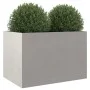Jardinera de acero inoxidable plateado 62x40x39 cm de , Maceteros y jardineras - Ref: Foro24-841599, Precio: 63,66 €, Descuen...