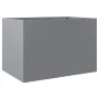 Jardinera de acero galvanizado plateado 62x40x39 cm de , Maceteros y jardineras - Ref: Foro24-841600, Precio: 52,26 €, Descue...