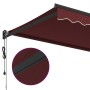 Toldo retráctil automático burdeos 350x250 cm en Toldos | Comprar online en Foru.es