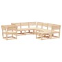 Juego de muebles de jardín 8 piezas madera maciza de pino de , Conjuntos de jardín - Ref: Foro24-3216940, Precio: 560,77 €, D...