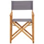 Silla de director madera maciza de acacia de vidaXL, Sillas de jardín - Ref: Foro24-45951, Precio: 64,26 €, Descuento: %