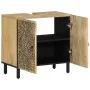 Armario de lavabo para baño madera maciza de acacia 62x33x58 cm de , Tocadores de baño - Ref: Foro24-358231, Precio: 155,78 €...