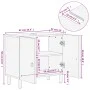 Armario de lavabo para baño madera maciza de acacia 62x33x58 cm de , Tocadores de baño - Ref: Foro24-358231, Precio: 155,78 €...