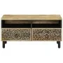 Mesa de centro de madera maciza mango 80x54x40 cm de , Mesas de centro - Ref: Foro24-358225, Precio: 113,57 €, Descuento: %