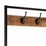 Perchero madera maciza mango y hierro 90x35x180 cm de , Percheros para sombreros y abrigos - Ref: Foro24-358568, Precio: 98,2...