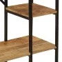 Perchero con ruedas madera maciza mango y hierro 90x40x190 cm de , Percheros para sombreros y abrigos - Ref: Foro24-358577, P...