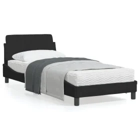Bed frame with black velvet headboard 80x200 cm by , Beds and slatted bases - Ref: Foro24-373074, Price: 91,57 €, Discount: %