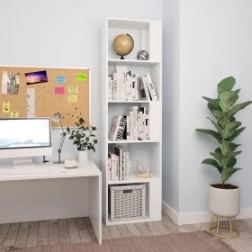 Regal/Trennwand aus weißem Sperrholz, 45 x 24 x 159 cm von vidaXL, Bücherregale und Regale - Ref: Foro24-800108, Preis: 54,44...