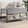 Mesa de centro madera ingeniería metal gris Sonoma 100x50x50 cm de , Mesas de centro - Ref: Foro24-845349, Precio: 67,70 €, D...