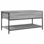 Mesa de centro madera ingeniería metal gris Sonoma 100x50x50 cm de , Mesas de centro - Ref: Foro24-845349, Precio: 67,70 €, D...