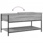 Mesa de centro madera ingeniería metal gris Sonoma 100x50x50 cm de , Mesas de centro - Ref: Foro24-845349, Precio: 67,70 €, D...