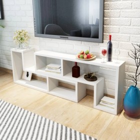 Mueble para TV en forma de L blanco en Muebles TV | Comprar online en Foru.es
