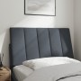 Cabecero de cama acolchado terciopelo gris oscuro 90 cm de , Cabeceros y pies de cama - Ref: Foro24-374650, Precio: 34,69 €, ...