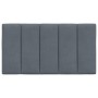 Cabecero de cama acolchado terciopelo gris oscuro 90 cm de , Cabeceros y pies de cama - Ref: Foro24-374650, Precio: 34,69 €, ...