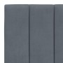 Cabecero de cama acolchado terciopelo gris oscuro 90 cm de , Cabeceros y pies de cama - Ref: Foro24-374650, Precio: 34,69 €, ...