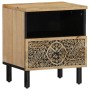 Mesitas de noche 2 uds madera maciza de mango 40x33x46 cm de , Mesitas de noche - Ref: Foro24-358219, Precio: 155,91 €, Descu...