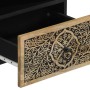 Mesitas de noche 2 uds madera maciza de mango 40x33x46 cm de , Mesitas de noche - Ref: Foro24-358219, Precio: 155,91 €, Descu...
