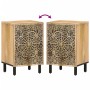 Mueble de baño madera maciza de mango 38x33x58 cm de , Tocadores de baño - Ref: Foro24-358233, Precio: 108,73 €, Descuento: %