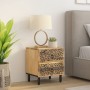Mesita de noche de madera maciza de mango 40x33x46 cm de , Mesitas de noche - Ref: Foro24-358210, Precio: 103,38 €, Descuento: %