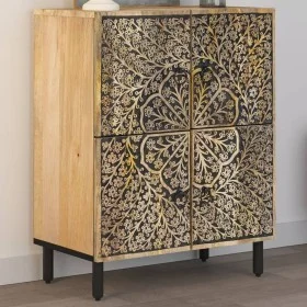 Massivholz-Nebenschrank aus Mangoholz 60x33x75 cm von , Sideboards - Ref: Foro24-358238, Preis: 175,89 €, Rabatt: %